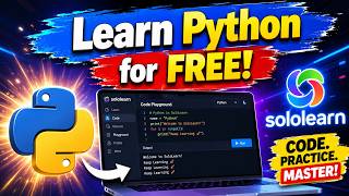 How to Learn Python FREE with SoloLearn Code Playground | Beginner Python Tutorial