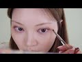 eng 눈매 내리는 법 밑트임🍯tip 데일리 메이크업 how to puppy eyes downturned eyeliner korean