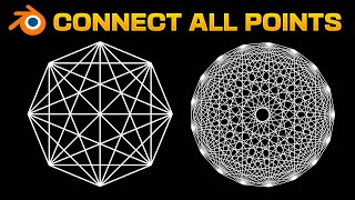 How to Connect All Points in Blender with Geometry Nodes