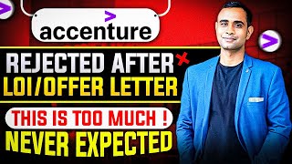 Accenture Rejected After Offer Letter/LOI | What should we do now ? | Know the Solution