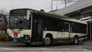 【字幕あり】京都京阪バス2392 21号経路 全区間走行音