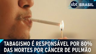 Tabagismo é responsável por 80% das mortes por câncer de pulmão | SBT Brasil (01/06/24)