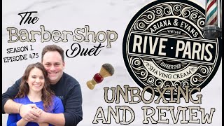 The Barbershop Duet - Rive Paris Shave Soap by Ariana \u0026 Evans - Unboxing and Review