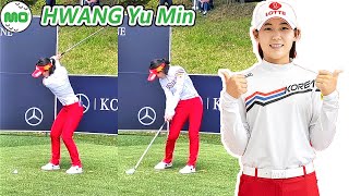 Yu Min Hwang ファン・ユミン 韓国の女子ゴルフ スローモーションスイング!!!