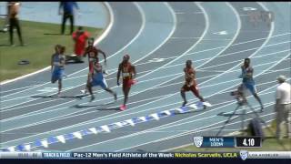 USC Track \u0026 Field: Adoree' Jackson 100m (Dual Meet)