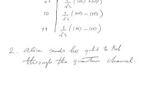 QC Theory Lecture 12 Superdense coding