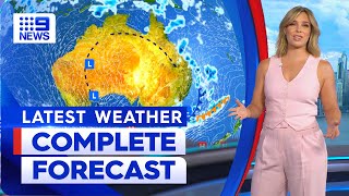 Australia Weather Update: Rain and storms expected for much of the east coast | 9 News Australia