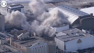 WEB EXTRA:  Former Trump hotel and casino in Atlantic City imploded