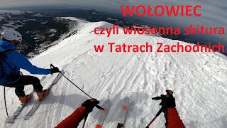 Zjazd z Wołowca na skiturach