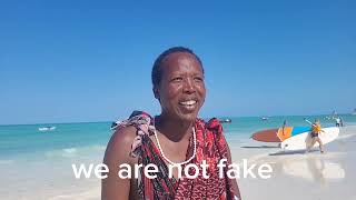 Why 'fake' Maasai don't exist. I interview Maasai on #zanzibar .