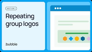 Repeating group logos: Getting started with Bubble (Lesson 1.8)