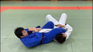 三角を防御された時の腕十字の作り方　Juuji-gatame from the defense of Sankaku (Armbar from the defense of the triangle)