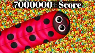 Worms zone io Highest Score 7000000+ | worms zone io World record | wormate io 7000000 Highest Score