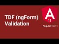 Template Driven Form (ngForm) validation | Part #32 | Angular 10/11 tutorial in Hindi