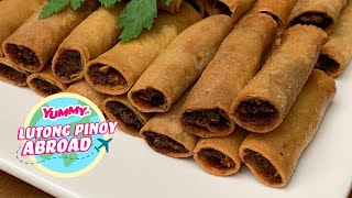 Easy Lumpia Recipe | Lutong Pinoy Abroad | Yummy PH