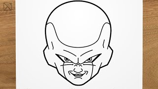 How to draw FREEZA (Dragon Ball) step by step, EASY