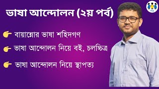 বাংলাদেশ বিষয়াবলি-১৫ । ভাষা আন্দোলন। ২য় পর্ব । ভাষা শহিদগণ । ভাষা আন্দোলন নিয়ে বই, চলচ্চিত্র