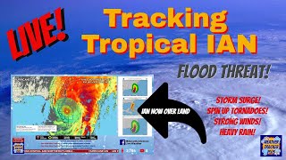 LIVE! HURRICANE IAN Coverage - Hurricane Warnings for Florida #tropics #hurricane