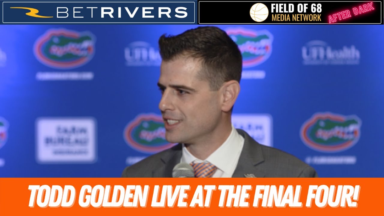 Florida Gators Head Coach TODD GOLDEN Interview At The FINAL FOUR - YouTube