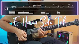 How To Play E-Hawa Solo | Tutorial + Tabs | Meghdol