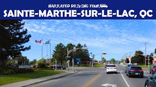 🚗 Peaceful Drive Through Sainte-Marthe-sur-le-Lac, Québec | Explore in Stunning 4K! 🌊✨