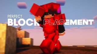 prime example of what perfect block placement looks like (with handcam)