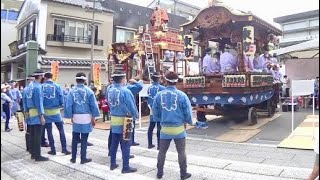 東町の屋台 総門前広場にて砂切 そして馬鹿囃子･ひしぎ　成田伝統芸能まつり秋の陣にて　2022年9月17日　 00030