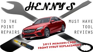 Mercedes C300 Front Strut Replacement