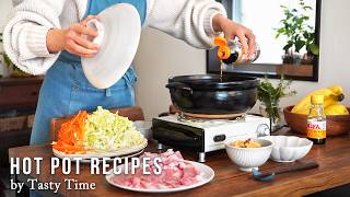 7 easy recipes for hot pot / Perfect for saving money and dieting / Japanese vlog