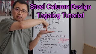 Steel Column Design -Tagalog Tutorial