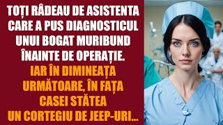 Toți râdeau de asistenta care a pus diagnosticul unui bogat pe moarte înainte de operație. Iar