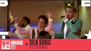 Silk Sonic Are A Dynamic Duo In ‘leave The Door Open’ Performance  Bet Awards 2021