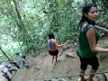 bajando del cerro de hayas las 7 cascadas naranjal ecuador