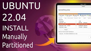 How To Install Ubuntu 22.04 on VirtualBox With Manual Partition.