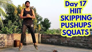 Best HIIT Skipping for weight loss at home | Wakeup Dreamers