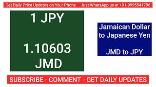 Japanese Yen to Jamaican Dollar Japan Exchange Rates Today JPY to JMD