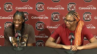 POSTGAME: Saniya Rivers, Aliyah Boston on Tennessee — 2/20/22