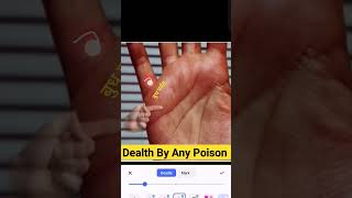 Death By Poison #palmistery #astrology #palmreading