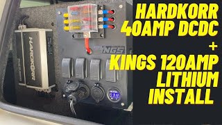 Installing a Dual Battery System (Hardkorr DCDC Charger + Kings Lithium Battery)