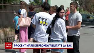 Cea mai mare rată de promovare la Bacalaureat din ultimii 15 ani