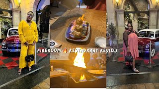 FIREROOM RESTAURANT REVIEW |EATING SUSHI ON FIRE 🔥 🍱 FOR THE FIRST TIME | SOUTH AFRICAN YOUTUBER