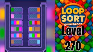 Loop Sort Level 270 Walkthrough Solution
