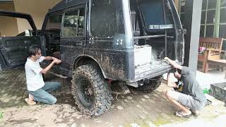 Modifikasi Katana Long Corsica Menjadi Jimny Long Pickup