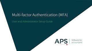 Multi factor Authentication = User and Administrator Guide