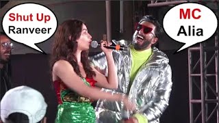 Ranveer Singh makes fun with Aalia Bhatt  at Gully Boy Promotion