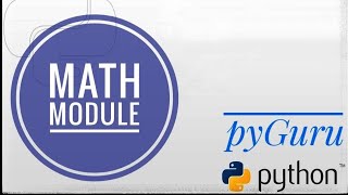 Import math | in-built python modules | pyGuru
