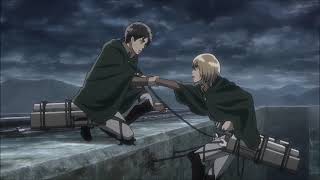 every time eren and armin hold hands / help each other up