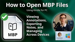 How to Open MBP Files (Kindle for PC)