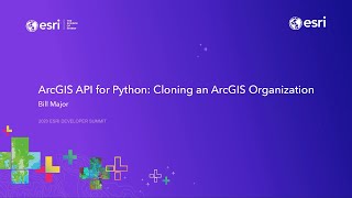 ArcGIS API for Python: Cloning an ArcGIS Organization