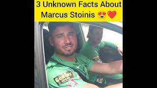 3 Unknown Facts About Marcus Stoinis 😍❤️#youtubeshorts #shorts #marcusstoinis #cricketfever #cricket